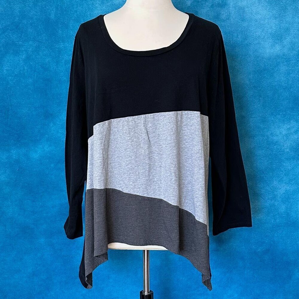 Fashion Bug Long-Sleeved Top, 4X